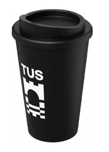 Load image into Gallery viewer, TUS Black Reusable Hot Beverage Cup
